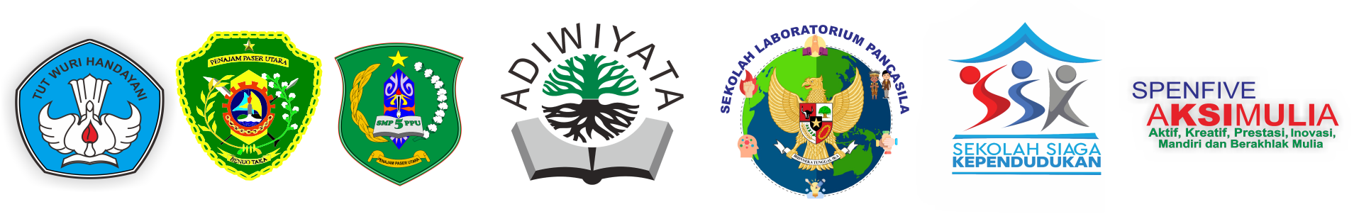 Logo akreditasi dan penghargaan sekolah